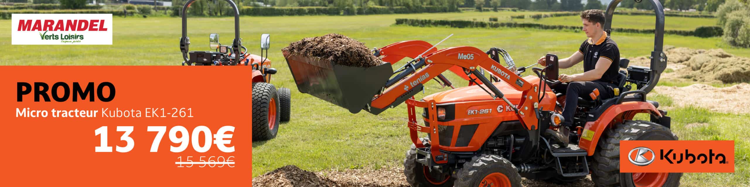 Micro tracteur Kubota EK1261