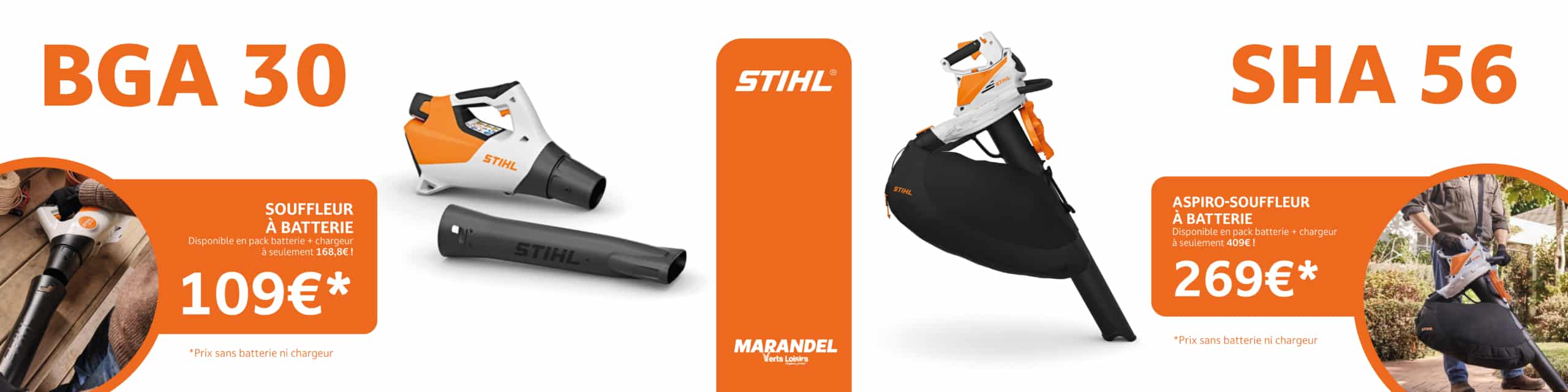 Souffleurs à batterie stihl