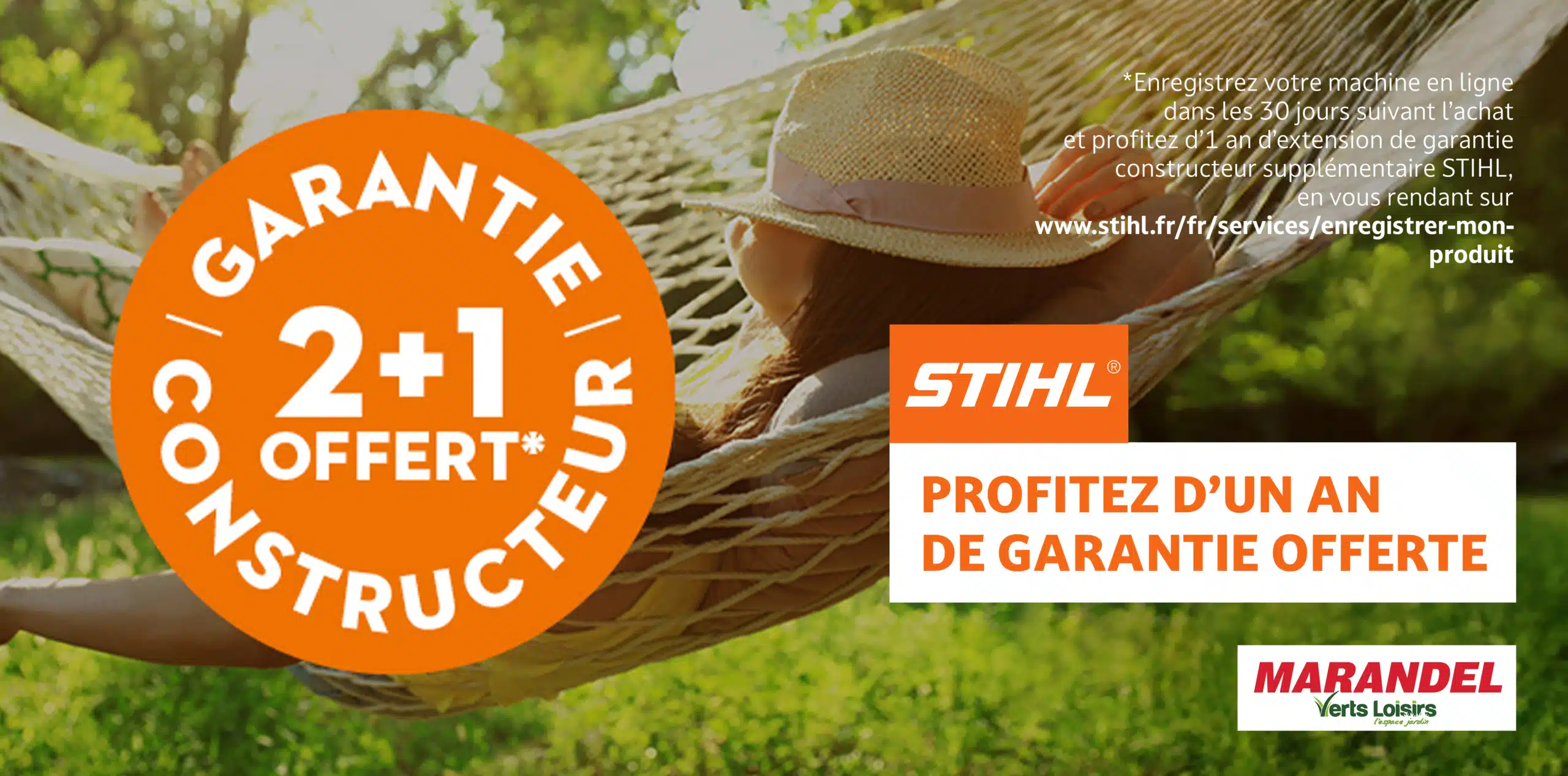garantie 2+1 stihl